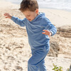 Unisex Clearwater Blue French Terry Hoodie - Sweatshirts - 5