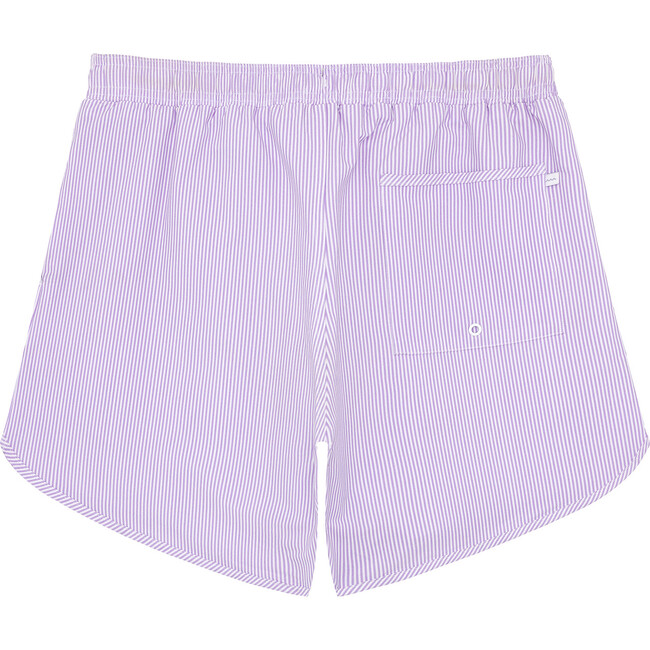 Men's Lavender Stripe Boardie - Swim Trunks - 5