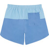 Men's Bermuda Blue Colorblock Boardie - Swim Trunks - 3