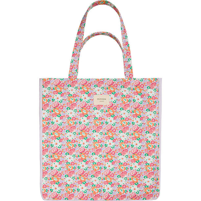 Island Blossom Canvas Tote