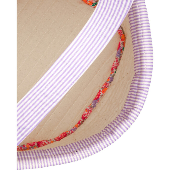 Lavender Stripe Quilted Easter Bucket - Bags - 5