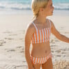 Girls Swizzle Stripe Bandeau Bikini - Two Pieces - 2