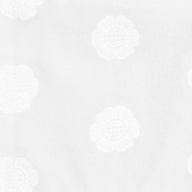 Girls White Square Neck Dress - Dresses - 6
