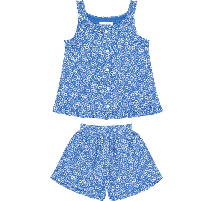 Girls Rosebay Ruffle Tank And Short Set