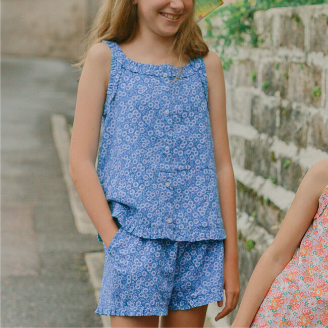 Girls Rosebay Ruffle Tank And Short Set - Mixed Apparel Set - 3