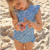 Girls Rosebay Ruffle Cap Sleeve Rashguard One Piece - One Pieces - 5