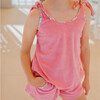 Girls Pink Sands French Terry Tie-Knot Tank Top Set - Mixed Apparel Set - 2