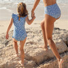 Girls Rosebay Ruffle Cap Sleeve Rashguard One Piece - One Pieces - 6
