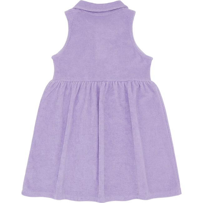 Girls Lavender Breeze French Terry Tennis Dress - Dresses - 3