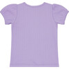 Girls Lavender Breeze Puff Sleeve Shirt - T-Shirts - 5