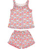Girls Island Blossom Ruffle Tank And Short Set - Mixed Apparel Set - 1 - thumbnail