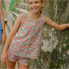 Girls Island Blossom Ruffle Tank And Short Set - Mixed Apparel Set - 2