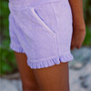 Girls Lavender Breeze French Terry Short - Shorts - 3
