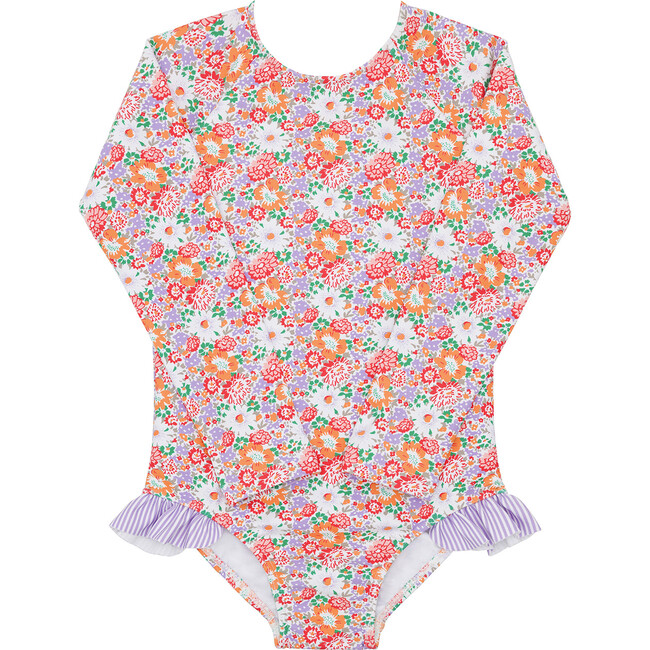 Girls Island Blossom Rashguard One Piece