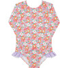 Girls Island Blossom Rashguard One Piece - One Pieces - 1 - thumbnail