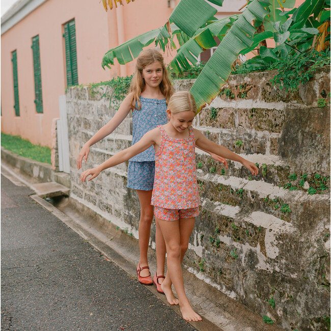 Girls Island Blossom Ruffle Tank And Short Set - Mixed Apparel Set - 6