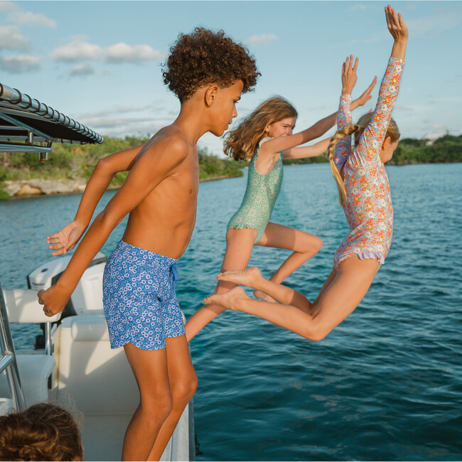 Girls Island Blossom Rashguard One Piece - One Pieces - 3