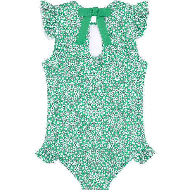Girls Godwin Ruffle Cap Sleeve Rashguard One Piece - One Pieces - 6