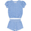 Girls Gibbs Hill Floral French Terry Top & Short Set - Mixed Apparel Set - 1 - thumbnail