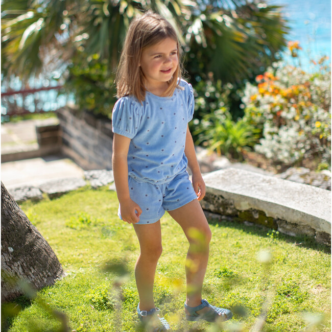 Girls Gibbs Hill Floral French Terry Top & Short Set - Mixed Apparel Set - 3