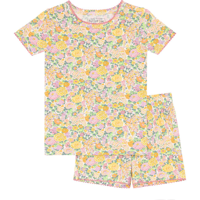 Girls Elysian Day Shirt And Short Pajamas Set