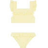 Girls Banana Terry Square Neck Bikini - Two Pieces - 1 - thumbnail