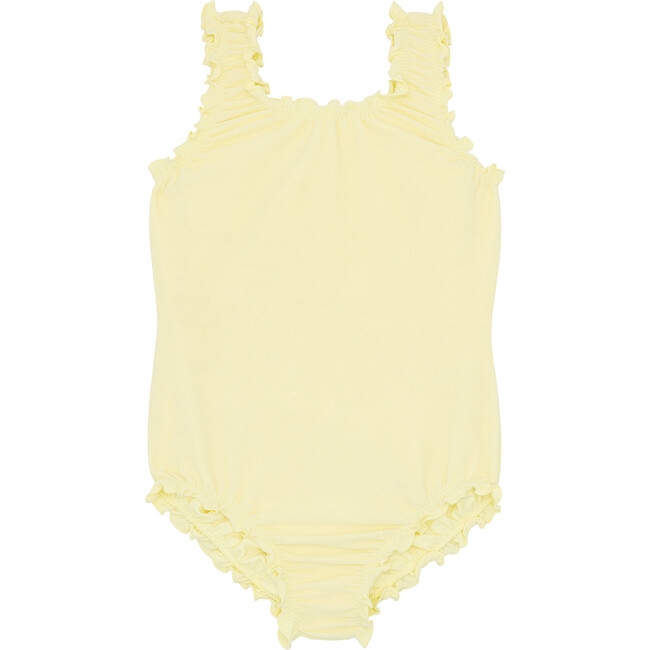 Girls Banana Terry Scoop Neck One Piece