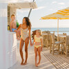 Girls Banana Terry Square Neck Bikini - Two Pieces - 5