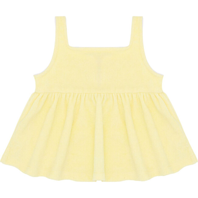 Girls Banana French Terry Button Up Tank - Tank Tops - 5