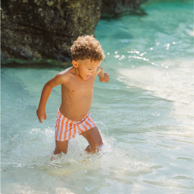 Boys Swizzle Stripe Brief - Swim Trunks - 4