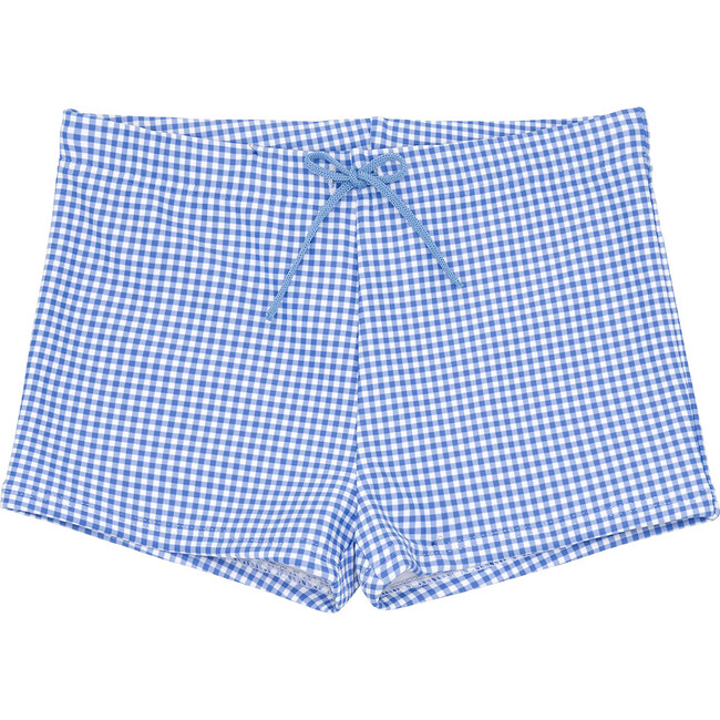 Boys Sky Blue Gingham Brief