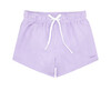 Boys Lavender Stripe Boardie - Swim Trunks - 1 - thumbnail