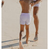 Boys Lavender Stripe Boardie - Swim Trunks - 4