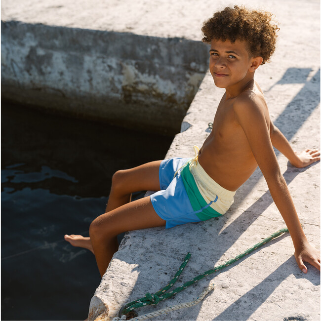 Boys Hamilton Colorblock Boardie - Swim Trunks - 2