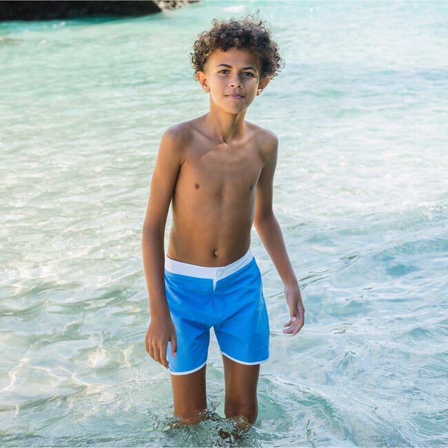 Boys Clearwater Blue Board Short - Swim Trunks - 2
