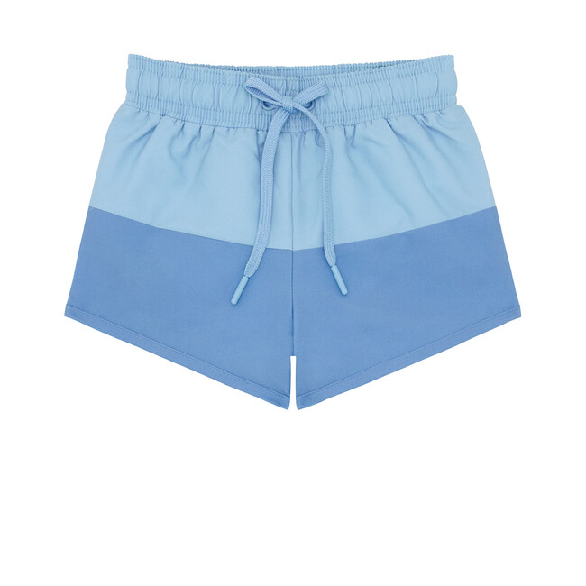 Boys Bermuda Blue Colorblock Boardie