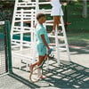Boys Bermuda Green Stripe French Terry Button Up - Button Downs - 4