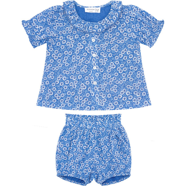 Baby Girls Rosebay Puff Sleeve Bloomer Set