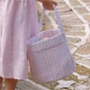 Antique Floral Quilted Easter Bucket - Bags - 4