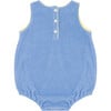 Baby Clearwater Blue French Terry Bubble Romper - Rompers - 6
