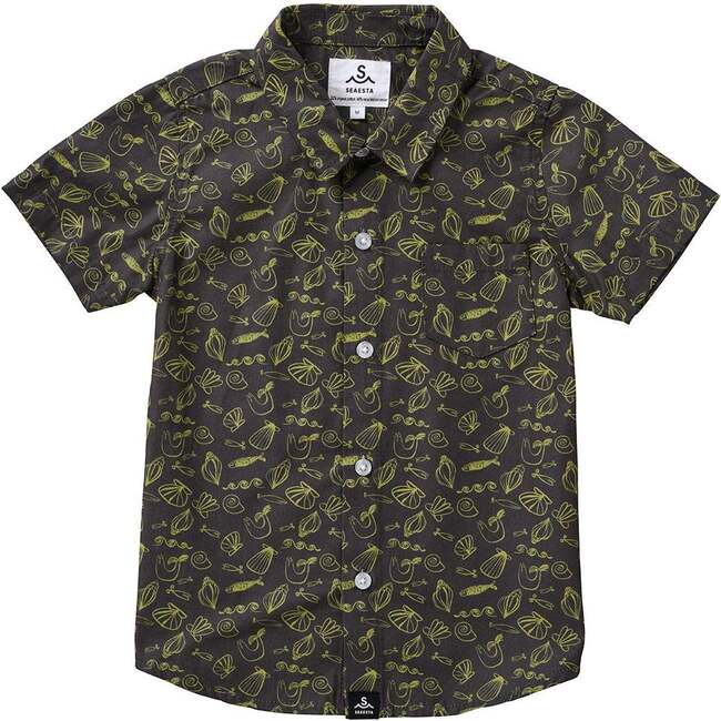 Ty Williams Button Up Shirt, Pesce