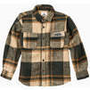 Patch Flannel Shirt, Emerald