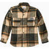 Patch Flannel Shirt, Emerald - Button Downs - 1 - thumbnail