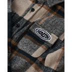 Patch Flannel Shirt, Emerald - Button Downs - 2