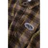 Patch Flannel Shirt, Charcoal - Button Downs - 2