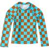 Kids Rashguard, Caribbean Checks - Rash Guards - 1 - thumbnail