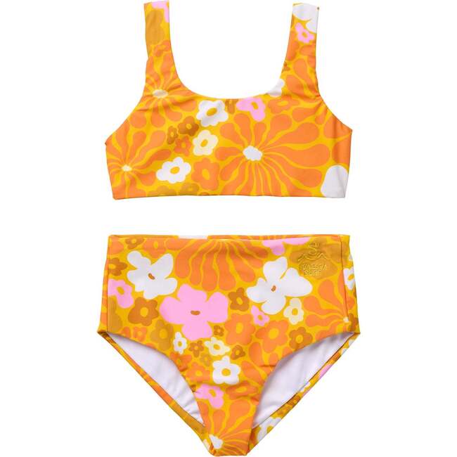 Fleurs Two Piece Swimsuit, Sunshine