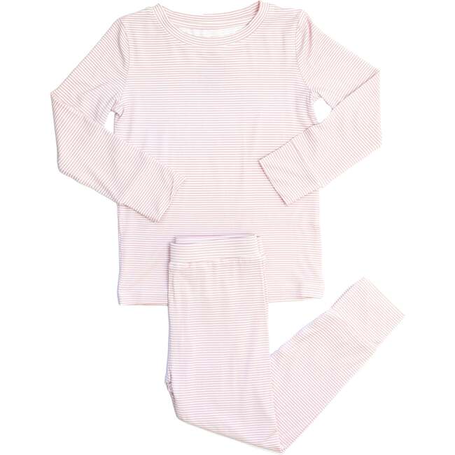 Mini Stripe Pajamas, Pink