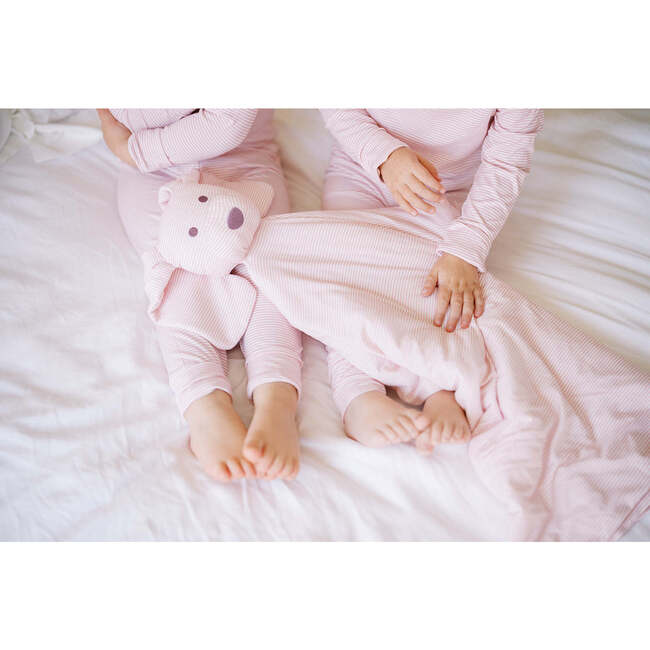 Mini Stripe Dog Lovey, Pink - Plush - 2