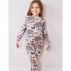 Hen House, Kids PJ Set, Soft Blue - Pajamas - 1 - thumbnail